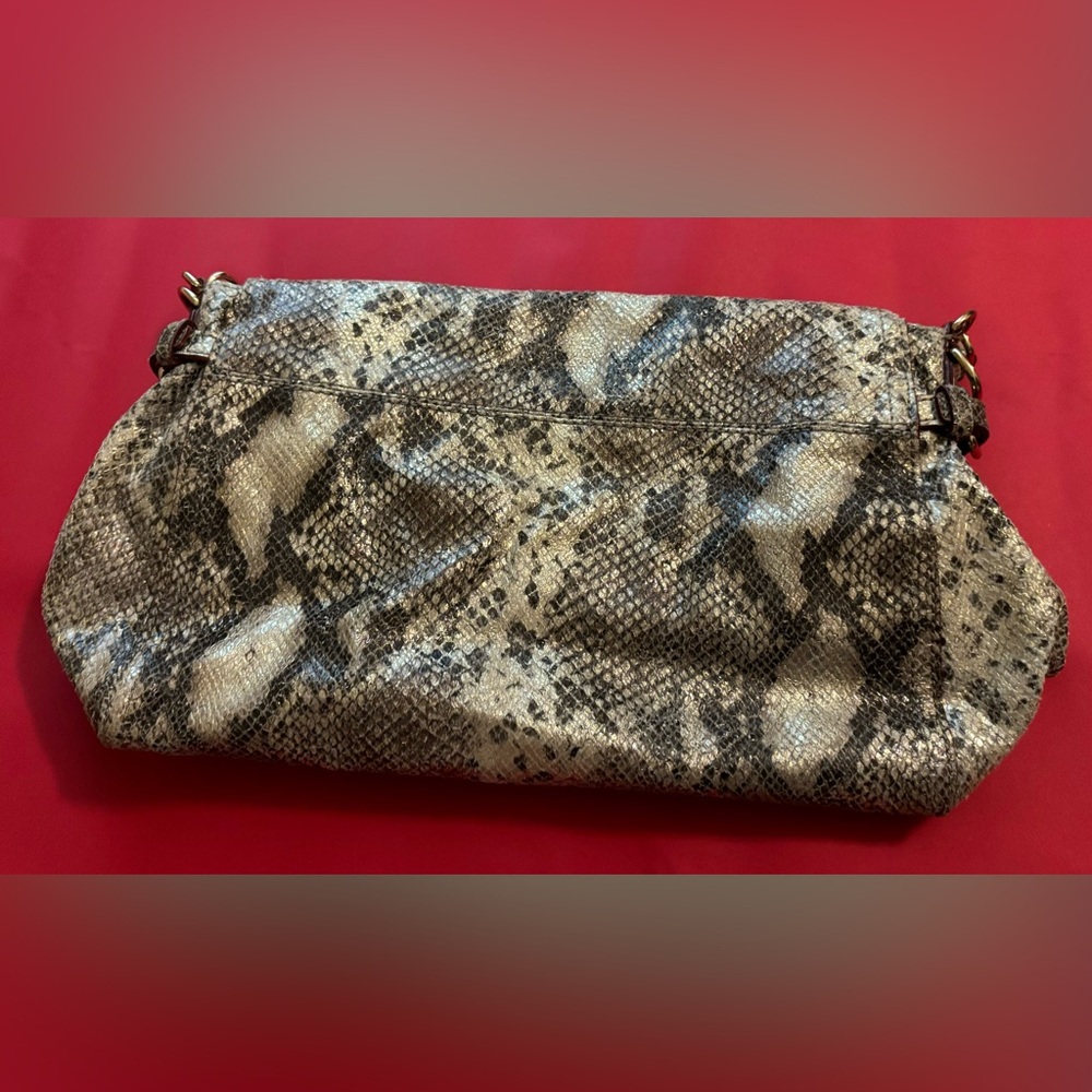 Kate Spade Metallic Two Tone Python Embossed Leat… - image 6